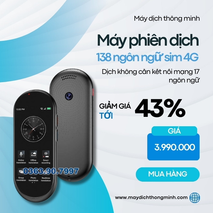 Máy Phiên Dịch A10 4G