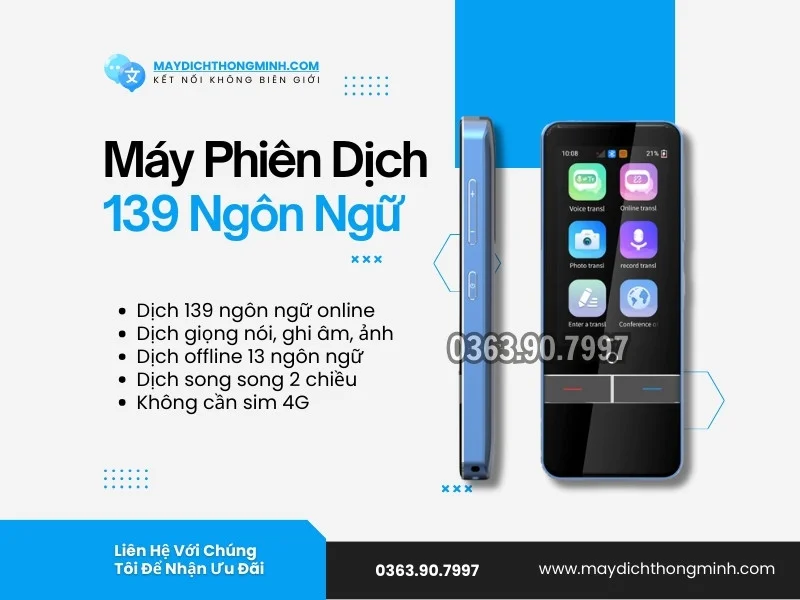 Mua Bán Máy phiên dịch, máy thông dịch giá rẻ nhất tại Bắc Giang