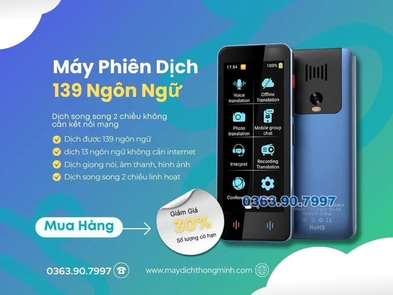 Mua Bán Máy phiên dịch, máy thông dịch giá rẻ nhất tại Bắc Ninh