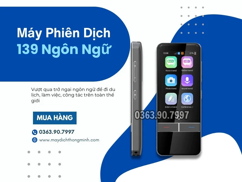 Mua Bán Máy phiên dịch, máy thông dịch giá rẻ nhất tại Bình Dương