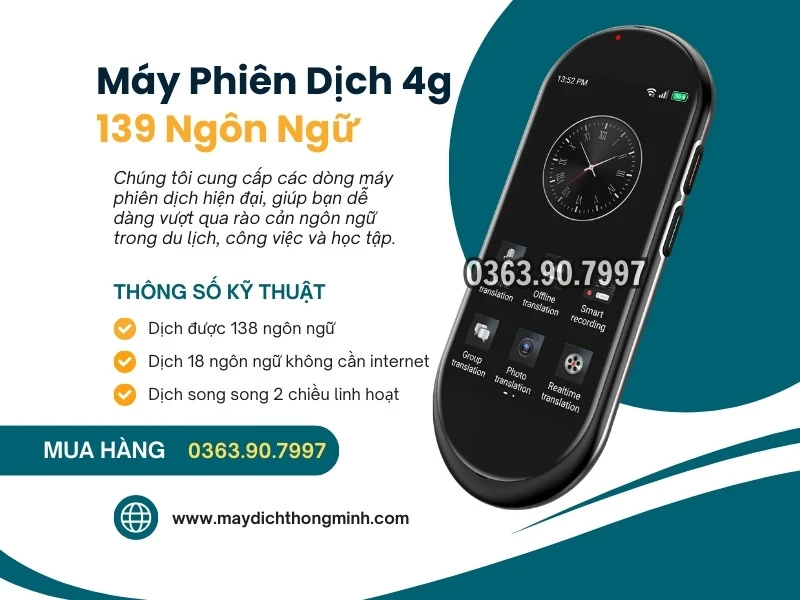 Mua Bán Máy phiên dịch, máy thông dịch giá rẻ nhất tại Bình Thuận