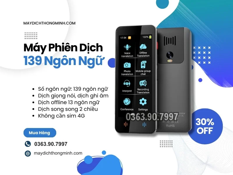 Mua Bán Máy phiên dịch, máy thông dịch giá rẻ nhất tại Cần Thơ