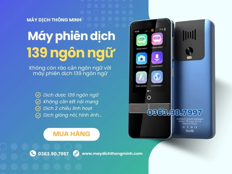 Mua Bán Máy phiên dịch, máy thông dịch giá rẻ nhất tại Đà Nẵng