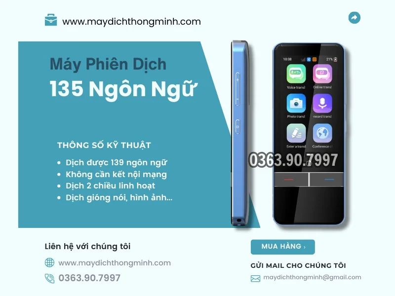 Mua Bán Máy phiên dịch, máy thông dịch giá rẻ nhất tại Đắk Lắk