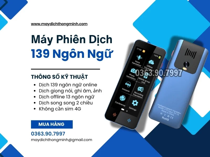 Mua Bán Máy phiên dịch, máy thông dịch giá rẻ nhất tại Đồng Nai