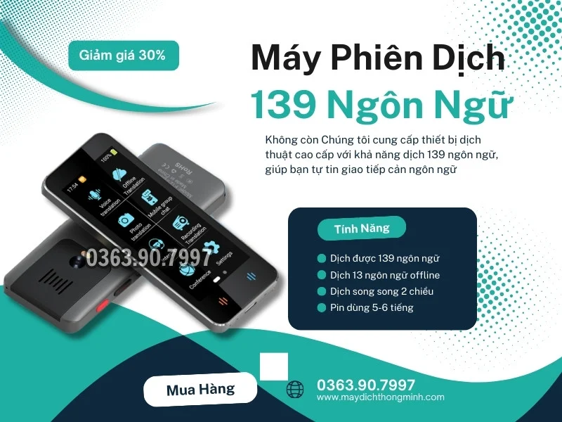 Mua bán Máy phiên dịch giá rẻ tại Hải Dương