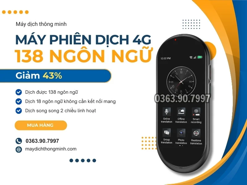 Mua Bán Máy phiên dịch, máy thông dịch giá rẻ nhất tại Sóc Trăng