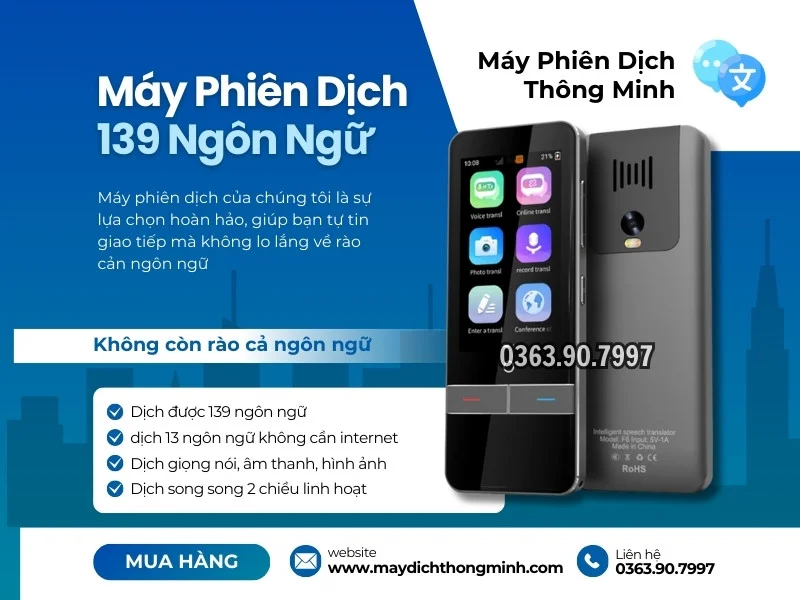 Mua Bán Máy phiên dịch, máy thông dịch giá rẻ nhất tại Khánh Hòa