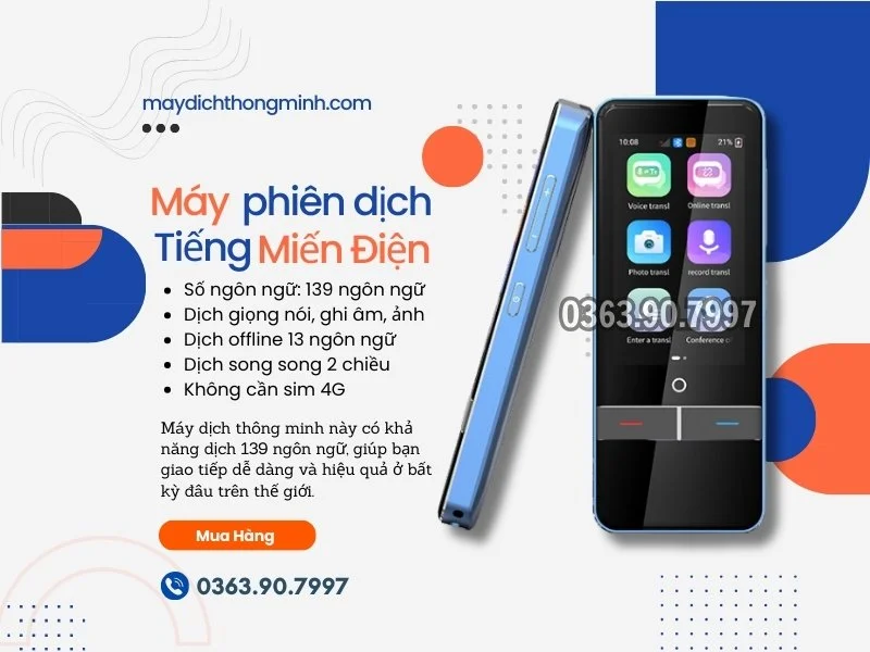 Mua bán máy phiên dịch Tiếng Miến Điện giá rẻ